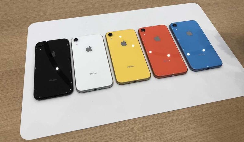 iPhone Xr có 5 màu sắc (ảnh" Mac Rumors)