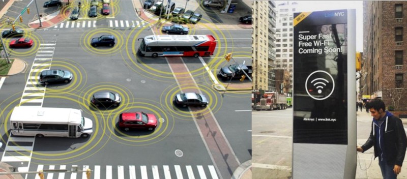 5G và phương tiện giao thông kết nối với nhau là 2 yếu tố then chốt để giải bài toán giao thông đô thị (ảnh: Bike Portland)