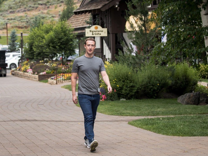 Giám đốc Điều hành Facebook Mark Zuckerberg (ảnh: Drew Angerer/Staff)