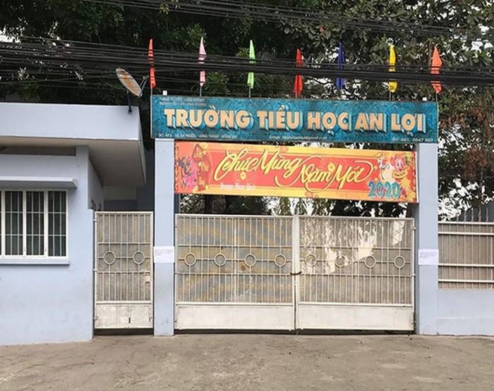 Trưởng tiểu học An Lợi, nơi thầy giáo Lê Trần Ngọc Sơn công tác