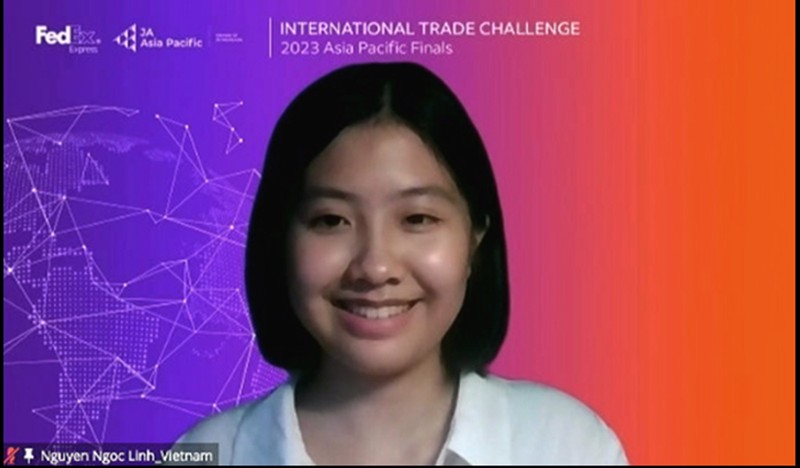 Học sinh Việt Nam giành giải Nhất tại cuộc thi "Thử thách thương mại quốc tế FedEx/JA"