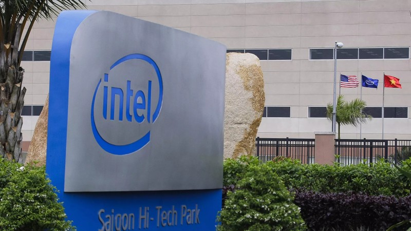 Nhà máy của Intel đặt tại Khu Công nghệ cao TPHCM (Saigon Hi-tech Park) ảnh: AP 