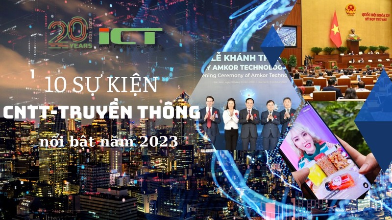 10 sự kiện công nghệ thông tin-truyền thông nổi bật năm 2023 do CLB nhà báo ICT Việt Nam bình chọn