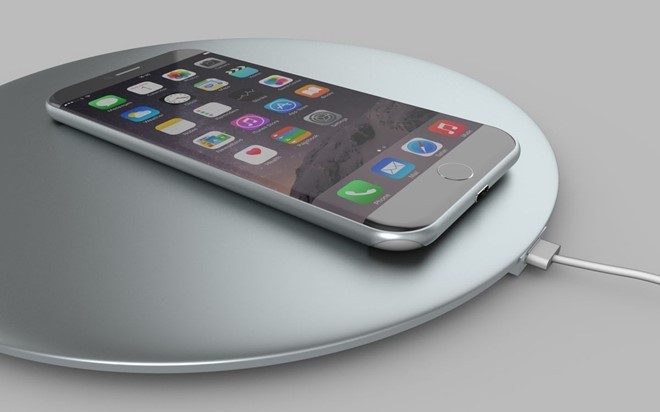 iPhone 8 có thể được trang bị sạc không dây. Ảnh: Neurogadget.