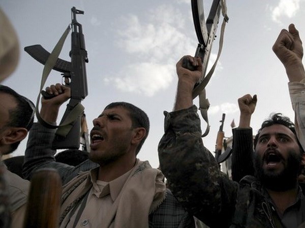 Những người ủng hộ phong trào Houthi tại Yemen.