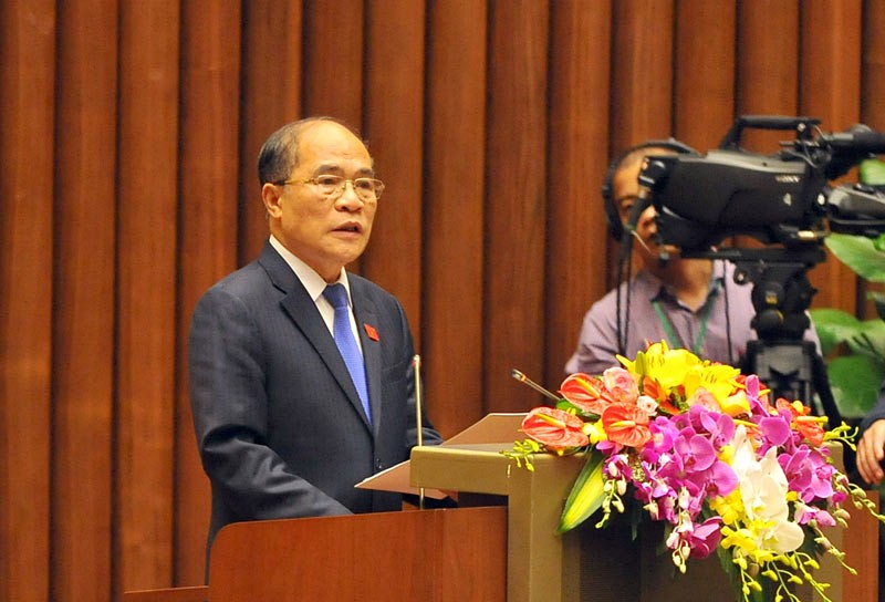Chủ tịch QH Nguyễn Sinh Hùng: QH khóa 13 hoàn thành công việc đồ sộ về lập pháp