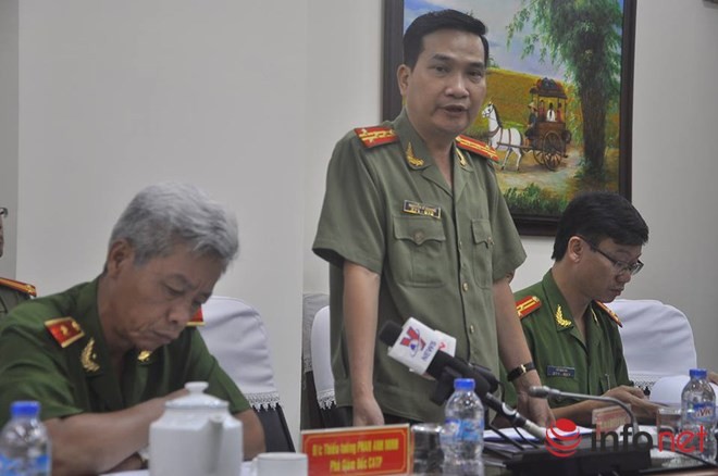 Đại tá Nguyễn Sỹ Quang nêu quan điểm của ngành công an về vụ việc