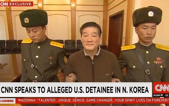 Ông Kim Dong-chul bị bắt tháng 10 năm ngoái. Ảnh: CNN