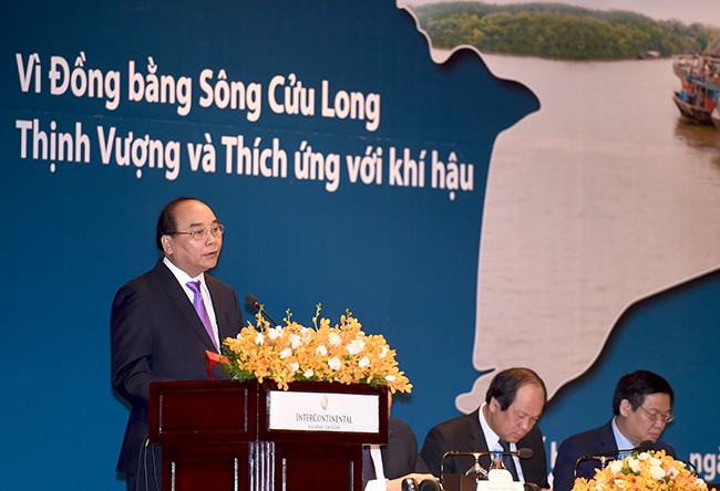 Thủ tướng Chính phủ Nguyễn Xuân Phúc đã dự và phát biểu tại Diễn đàn Đồng bằng sông Cửu Long 2016.