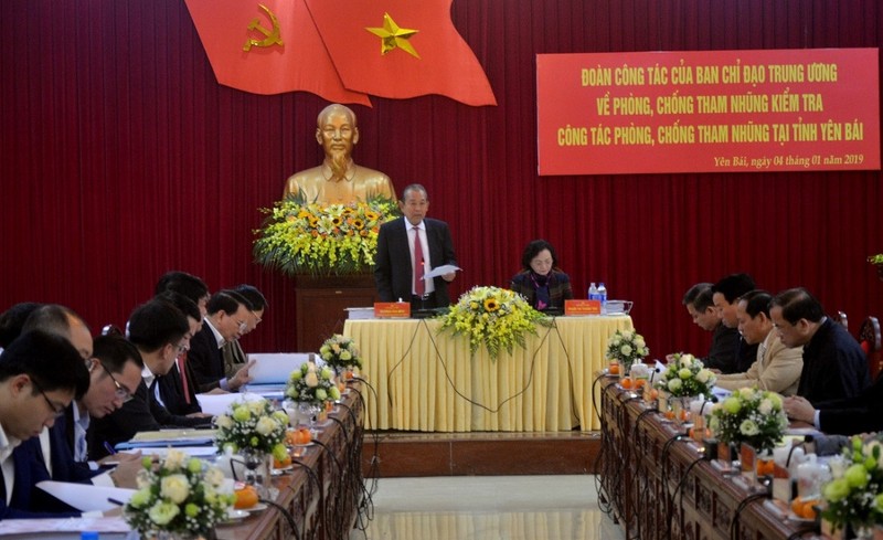Phó Thủ tướng Thường trực Trương Hòa Bình phát biểu chỉ đạo.