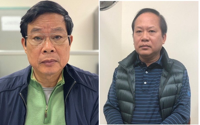 Hai cựu Bộ trưởng Nguyễn Bắc Son và Trương Minh Tuấn vừa bị bắt vào hôm nay. (Ảnh: mps)