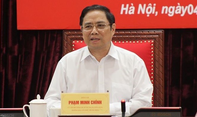 Ông Phạm Minh Chính, Trưởng Ban Tổ chức Trung ương (ảnh Văn Kiên)