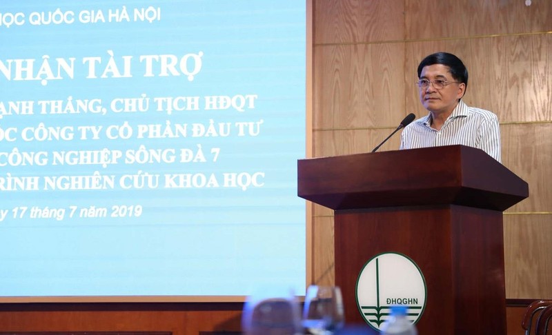 Ông Nguyễn Mạnh Thắng - Chủ tịch HĐQT Urinco7. (Ảnh: ĐHQGHN)
