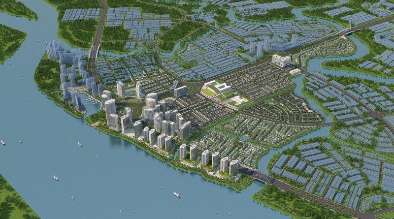 Phối cảnh dự án Khu đô thị Izumi City 170ha tại Biên Hòa, Đồng Nai (Nguồn: NLG)