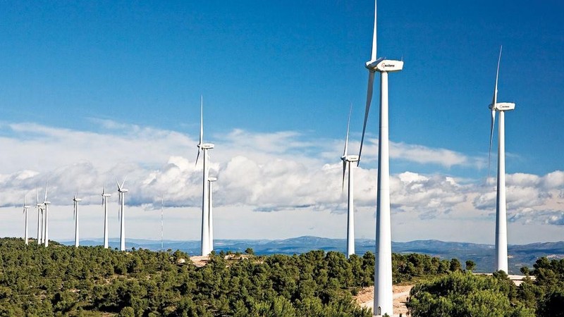 Dự án nhà máy điện gió Kon Plông có tổng vốn đầu tư dự kiến 3.500 tỉ đồng, tương đương khoảng 152,8 triệu USD (Ảnh minh họa - Nguồn: Internet)