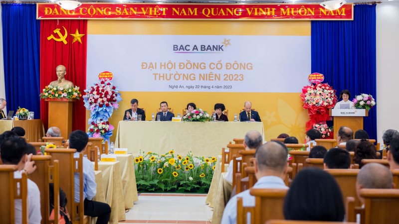 Toàn cảnh Đại hội đồng cổ đông thường niên 2023 của Bac A Bank