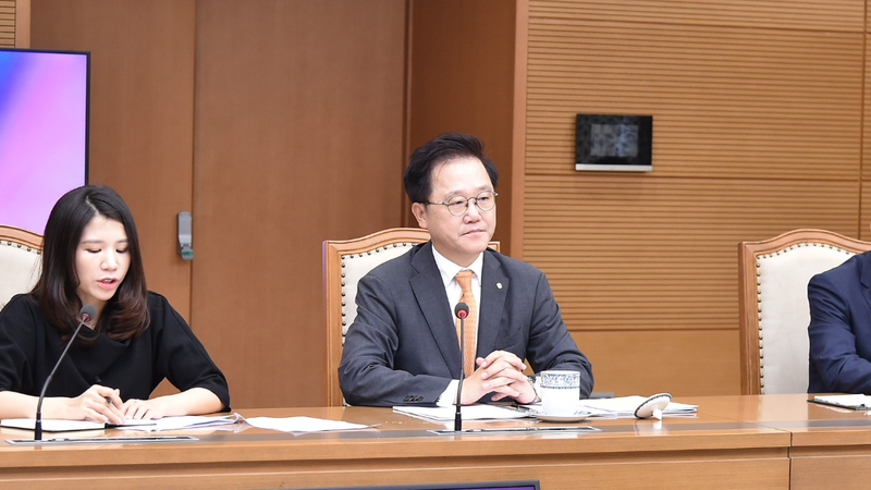 Ông Kang Seoghoon, Chủ tịch kiêm Giám đốc điều hành Ngân hàng Phát triển Hàn Quốc (KDB). Ảnh: VGP