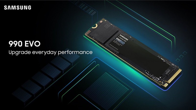 Samsung SSD 990 EVO ra mắt với tốc độ đọc 5000MB/S