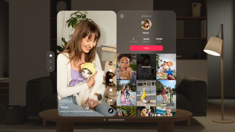 TikTok ra mắt ứng dụng dành riêng cho Apple Vision Pro