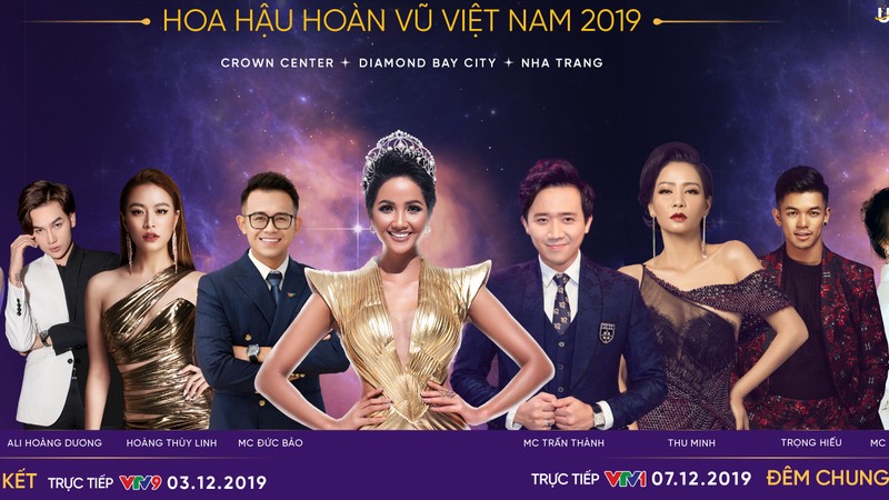 Các sao xuất hiện lộng lẫy trong đêm bán kết và chung kết Hoa hậu Hoàn vũ Việt Nam 2019 