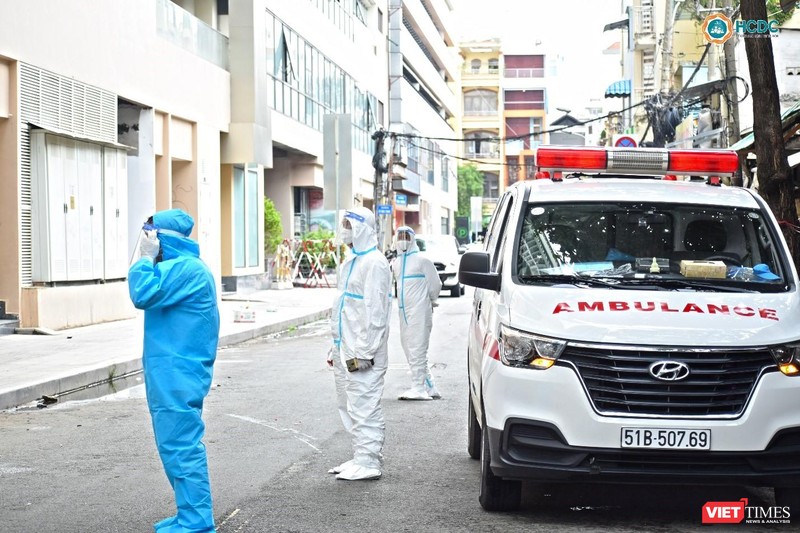 Bệnh viện dã chiến số 5 tại Thuận Kiều Plaza sẵn sàng đón bệnh nhân - Ảnh: HCDC