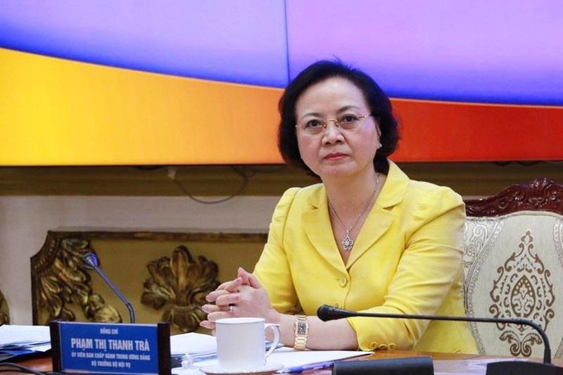 Bộ trưởng Bộ Nội vụ Phạm Thị Thanh Trà. Ảnh: Quang Huy (Báo Lao động)