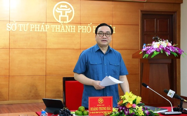 Ông Hoàng Trung Hải - Ủy viên Bộ Chính trị, Bí thư Thành ủy Hà Nội. 