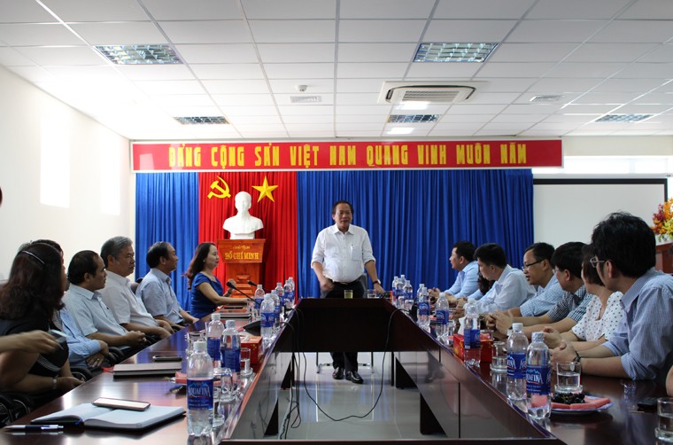 Bộ trưởng Trương Minh Tuấn thăm hỏi, động viên cán bộ, viên chức và người lao động các đơn vị thuộc Bộ tại TP. Đà Nẵng