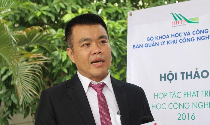 ông Nguyễn Lâm Thanh - Giám đốc Ban Khoa học Công nghệ, Khu Công nghệ cao Hòa Lạc.