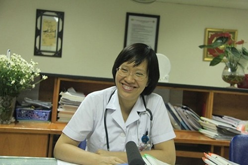 BS Võ Thị Thanh Bình - Trưởng khoa Ghép tế bào gốc,  Viện Huyết học - Truyền máu Trung ương