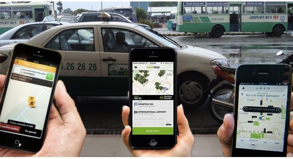Vào đầu năm 2017, Hiệp hội Vận tải TPHCM đã từng đưa ra kiến nghị thuế giá trị gia tăng của các doanh nghiệp taxi và Grab, Uber nên ở mức 5%. Ảnh minh hoạ: Internet.