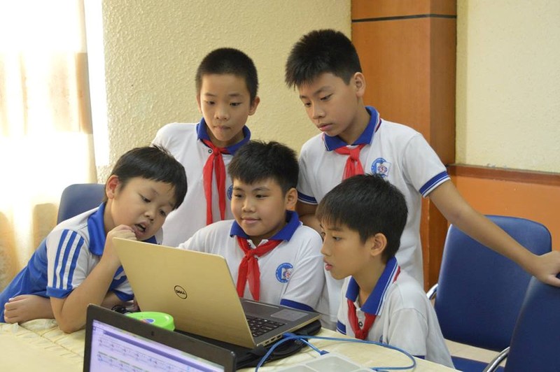 Cuộc thi WeCode nhằm thúc đẩy niềm đam mê lập trình của học sinh, giúp các em nâng cao khả năng lập trình và xây dựng những kỹ năng khác về phân tích, giải quyết vấn đề. Ảnh minh hoạ: Nhật Cao.