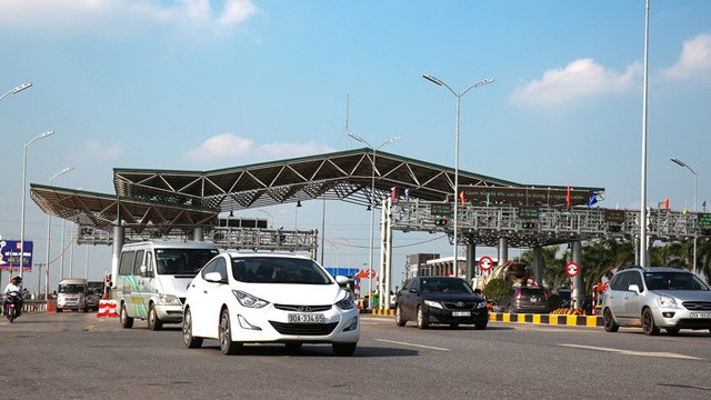 Trạm thu phí dự án BOT Quốc lộ 1 đoạn Hà Nội - Bắc Giang. Ảnh: Tổng cục Đường bộ.