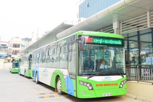 Tuyến buýt nhanh BRT 01 (Kim Mã-Yên Nghĩa) sẽ áp dụng vé điện tử từ 10/10 tới 