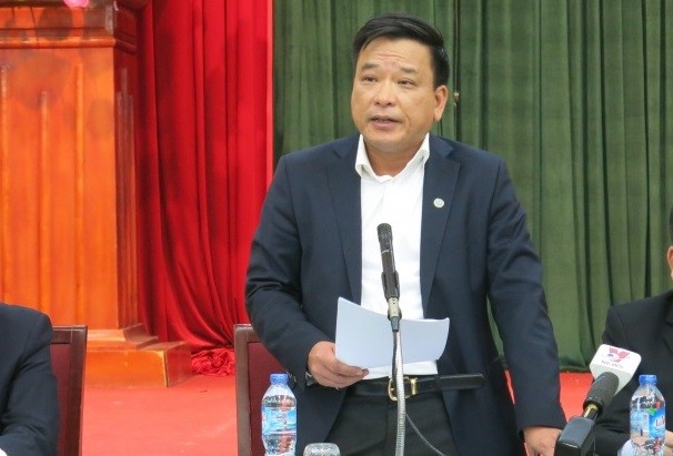 Ông Võ Tiến Hùng - Tổng Giám đốc Công ty trách nhiệm hữu hạn một thành viên Thoát nước Hà Nội. Ảnh: hanoi.gov.vn.