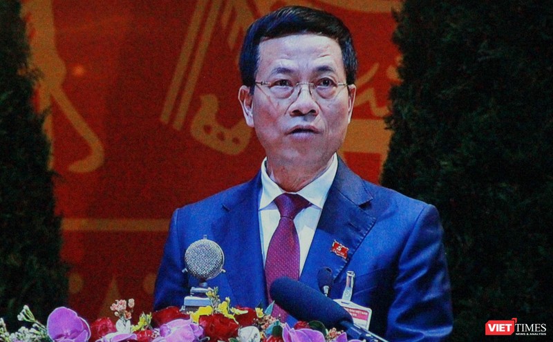 Ông Nguyễn Mạnh Hùng - Ủy viên Trung ương Đảng, Bộ trưởng Bộ Thông tin và Truyền thông.
