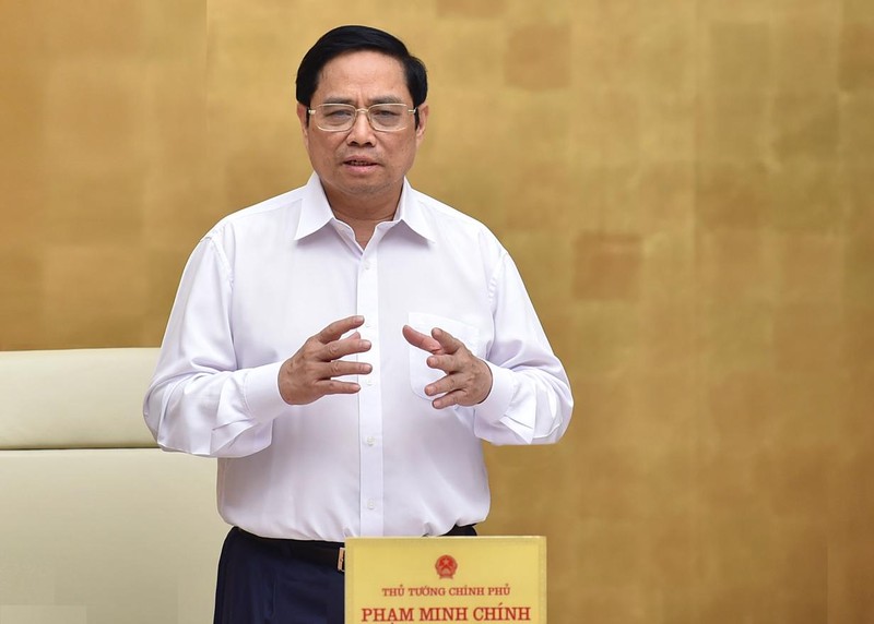 Thủ tướng Phạm Minh Chính nêu rõ việc phục hồi, mở cửa kinh tế phụ thuộc rất lớn vào phòng, chống dịch. 