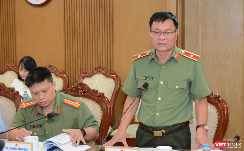 Thiếu tướng Lê Minh Mạnh - Phó Cục trưởng Cục An ninh mạng và Phòng, chống tội phạm sử dụng công nghệ cao.
