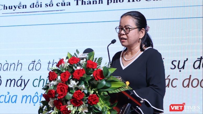 Bà Võ Thị Trung Trinh chỉ ra 3 nhóm dữ liệu mà TP. Hồ Chí Minh đang tập trung xây dựng 