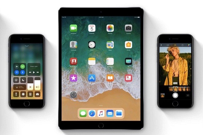iPhone và iPad nâng cấp lên iOS 11 đều hết pin nhanh gấp hai lần iOS 10 (Nguồn: Apple)