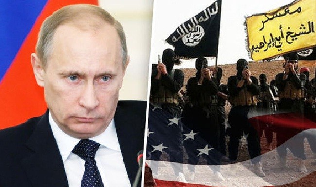 Nga đã chính thức buộc tội Mỹ hợp tác với IS (ảnh: Express)