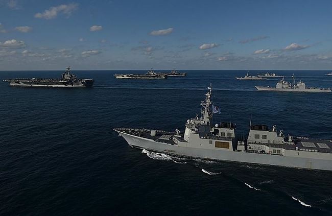 Ba cụm tấn công tàu sân bay Mỹ. Ảnh: Getty Images