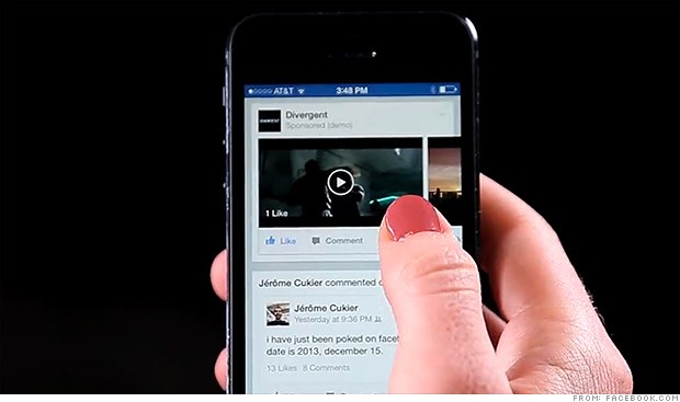 Facebook sẽ hạn chế những hình ảnh tĩnh có nút play video giả mạo. (ảnh: The Verge)