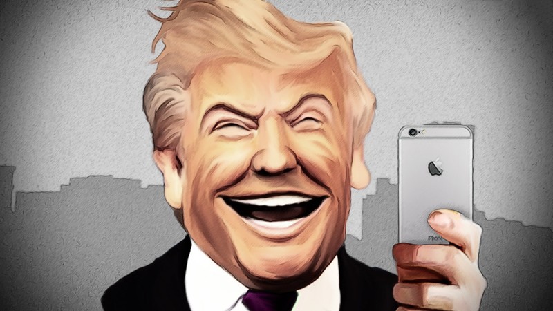Chiếc điện thoại iPhone của Tổng thống Donald Trump không hề có trình duyệt web (Ảnh: Business Insider)