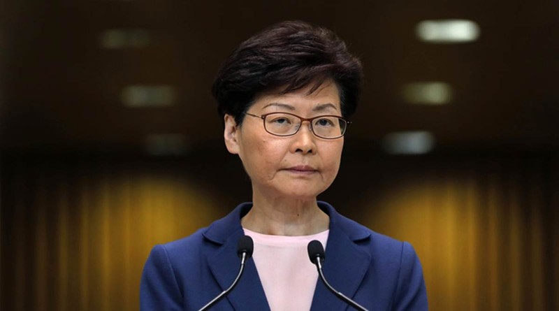 Trưởng đặc khu Hong Kong Carrie Lam (Ảnh: AP)