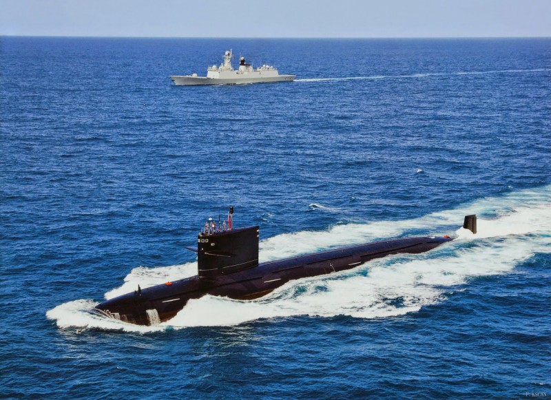 Tàu ngầm tấn công hạt nhân Type-093 của Trung Quốc (Ảnh: Getty)