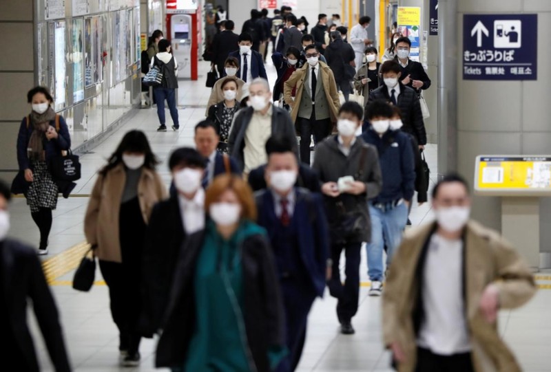 Nền kinh tế Nhật Bản, lớn thứ ba thế giới, chịu ảnh hưởng nặng nề từ dịch COVID-19 (Ảnh: Reuters)