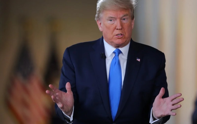 Tổng thống Mỹ Donald Trump cảnh báo sẽ hủy thỏa thuận thương mại giai đoạn một với Trung Quốc (Ảnh: SCMP)