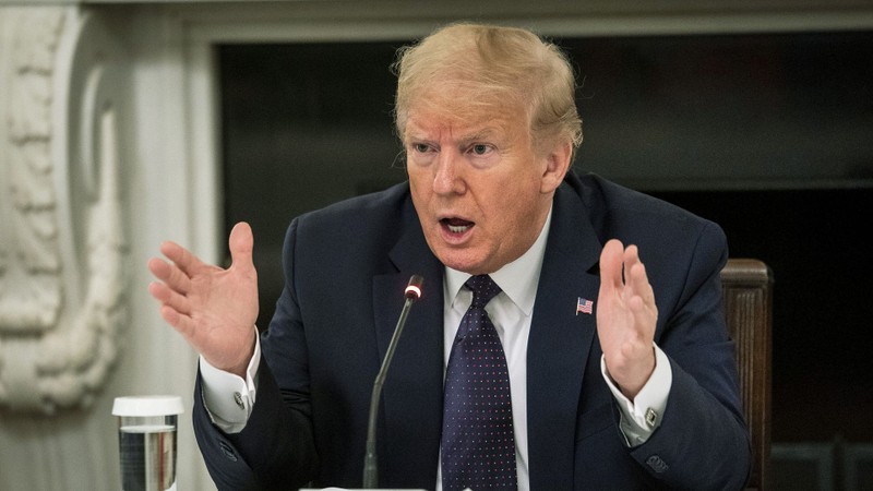 Tổng thống Trump dọa ngừng tài trợ vĩnh viễn đối với WHO (Ảnh: Axios)