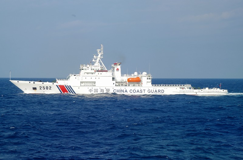 Nhật tố tàu hải cảnh Trung Quốc xâm phạm vùng biển xung quanh Senkaku/Điếu Ngư (Ảnh: Arab News)